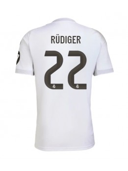 Real Madrid Antonio Rudiger #22 Replika Hemmakläder 2025-26 Kortärmad